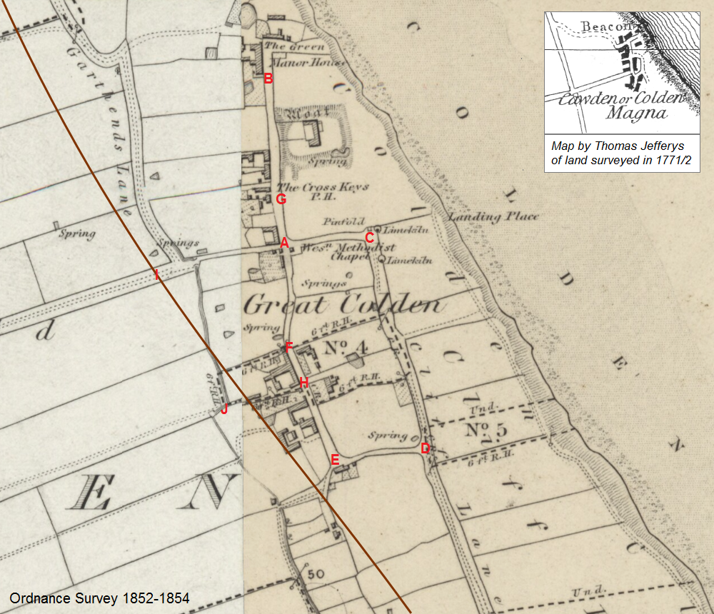  Great Colden OS 1852 map 