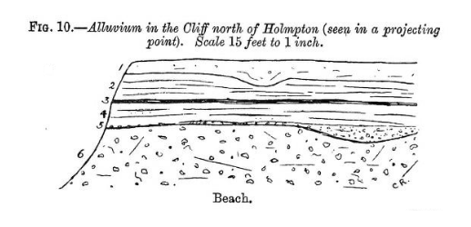  The Runnell: sketch of section by Reid (1885) 