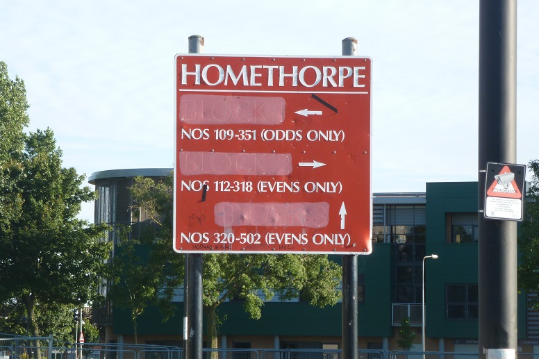  Homethorpe high-rise community signboard 