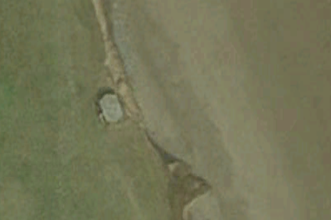  Easington, south of, pillbox (Google Earth): 2003 