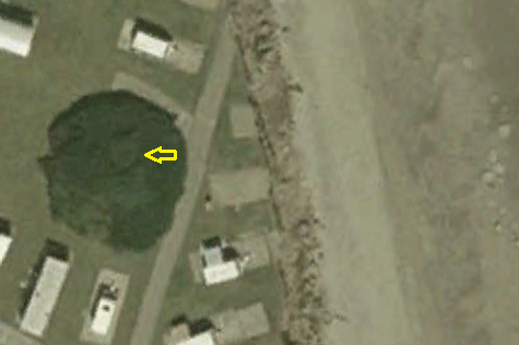  Ulrome caravan park pillbox (Google Earth): 2003 